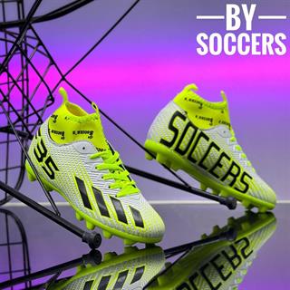 By Soccers Erkek F35 Krampon Beyaz Sarı