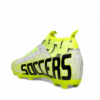 By Soccers Erkek F35 Krampon Beyaz Sarı