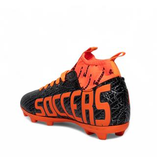 By Soccers Erkek F35 Krampon Siyah Oranj