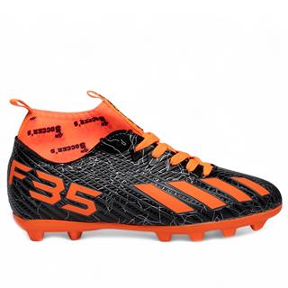 By Soccers Erkek F35 Krampon Siyah Oranj