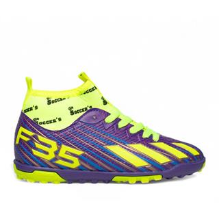 By Soccers Garson Halı Saha F35 Mor Sarı