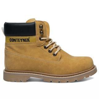 Conteyner Bot Erkek 923 Nubuk Camel Konç Siyah
