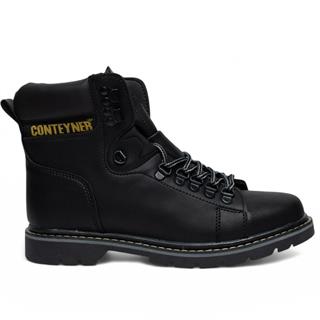 Conteyner Bot Erkek 930 Greyzi Siyah Konç Siyah