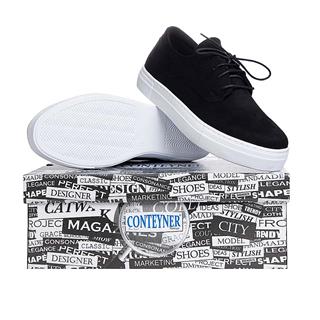 Conteyner Erkek 365 Süet Siyah