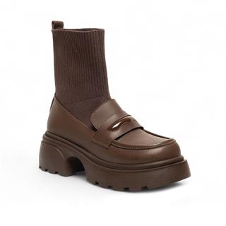 Diva Mod Zenne Bot Triko 3500 Cilt Kahve