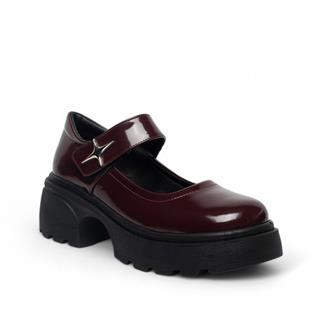 Diva Mod Zenne Loafer Ayakkabı 2800 Rugan Bordo