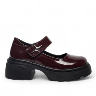 Diva Mod Zenne Loafer Ayakkabı 2800 Rugan Bordo