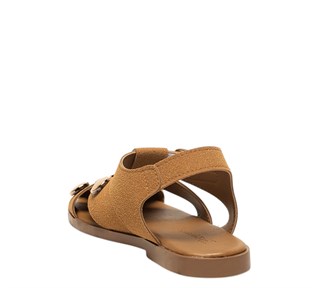 Diva Mod Zenne Sandalet 0120 Süet Hardal