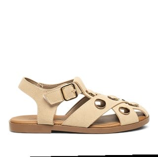 Diva Mod Zenne Sandalet 0120 Süet Bej