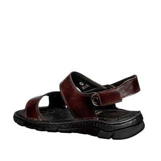 Faruk Deri Erkek 402 Cilt Sandalet Kahve Tb Poli