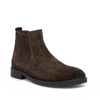 Faruk Deri Erkek Bot 500010 Süet Kahve Tb Siyah