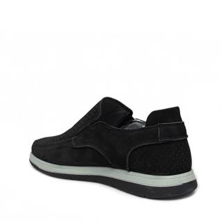 Faruk Engin Deri 2143 Nubuk Siyah Tb Poli