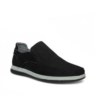 Faruk Engin Deri 2143 Nubuk Siyah Tb Poli