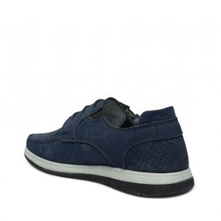 Faruk Engin Deri 2144 Nubuk Lacivert Tb Poli