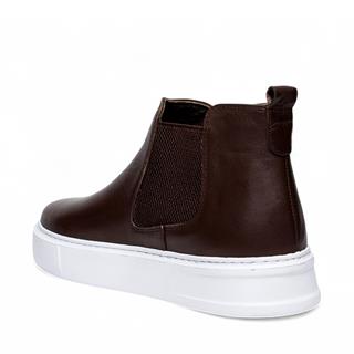 Faruk Engin Deri Bot 15000 Cilt Kahve Beyaz Tb Faylon