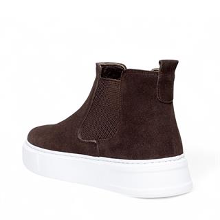 Faruk Engin Deri Bot 15000 Süet Kahve Beyaz Tb Faylon