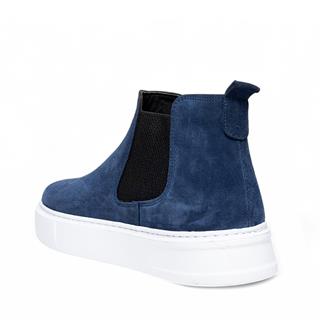 Faruk Engin Deri Bot 15000 Süet Lacivert Beyaz Tb Faylon