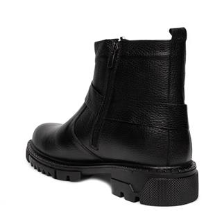 Faruk Engin Deri Bot 187 Cilt Siyah Tb.Kauçuk