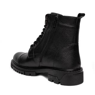 Faruk Engin Deri Bot 208 Cilt Siyah Tb.Kauçuk