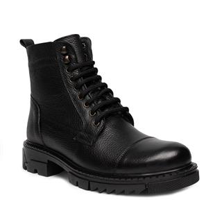 Faruk Engin Deri Bot 208 Cilt Siyah Tb.Kauçuk