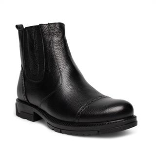 Faruk Engin Deri Bot 210 Cilt Siyah Tb.Kauçuk