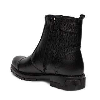 Faruk Engin Deri Bot 210 Cilt Siyah Tb.Kauçuk