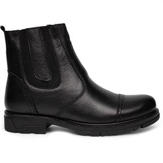 Faruk Engin Deri Bot 210 Cilt Siyah Tb.Kauçuk