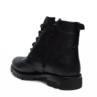 Faruk Engin Deri Bot 211 Cilt Siyah Bağlı Tb Kaucuk