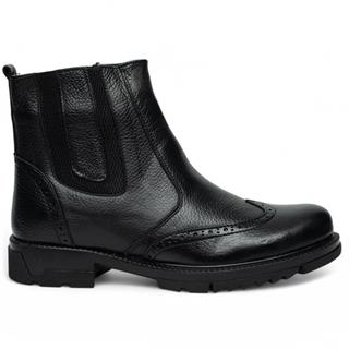 Faruk Engin Deri Bot 211 Cilt Siyah Tb Kaucuk