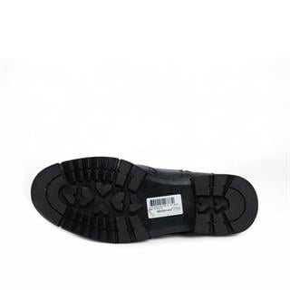 Faruk Engin Deri Bot 211 Cilt Siyah Bağlı Tb Kaucuk