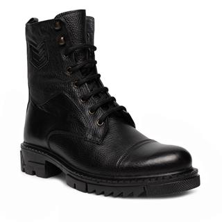 Faruk Engin Deri Bot 212 Cilt Siyah Maştr Tb.Kauçuk