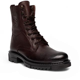 Faruk Engin Deri Bot 212 Cilt Kahve Düz Tb.Kauçuk