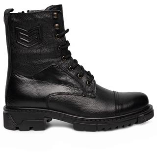 Faruk Engin Deri Bot 212 Cilt Siyah Maştr Tb.Kauçuk