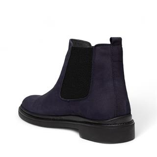 Faruk Engin Deri Bot 213 Nubuk Lacivert Tb.Kauçuk