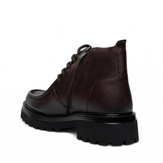 Faruk Engin Deri Bot 215 Cilt Kahve Kalın Tb Poli