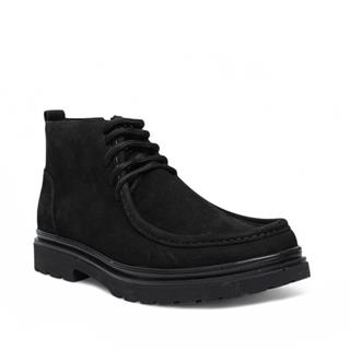 Faruk Engin Deri Bot 215 Nubuk Siyah Tb Poli