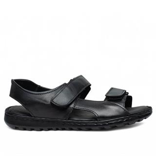 Faruk Engin Deri Erkek 11410 Terlik Siyah