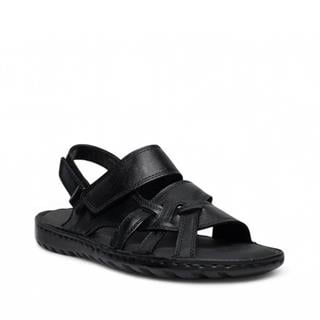 Faruk Engin Deri Erkek 11417 Terlik Siyah