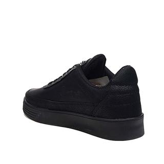 Fıllıng Polo Erkek 011 Cilt Düz Siyah Siyah Yeni Taban