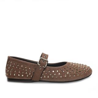 Diva Mod Zenne Babet 020 Süet Kahve