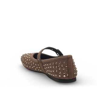 Diva Mod Zenne Babet 020 Süet Kahve