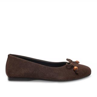 Diva Mod Zenne Babet 025 Süet Kahve