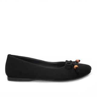 Diva Mod Zenne Babet 025 Süet Siyah