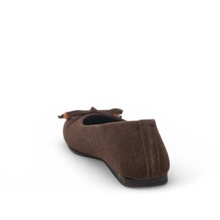 Diva Mod Zenne Babet 025 Süet Kahve