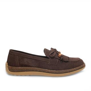 Diva Mod Zenne Loafer 2001 Süet Kahve