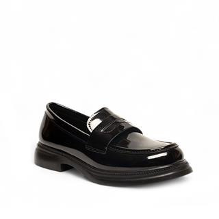 Diva Mod Zenne Loafer 2530 Rugan Siyah