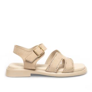 Diva Mod Zenne Sandalet 200 Yarma Süet Bej