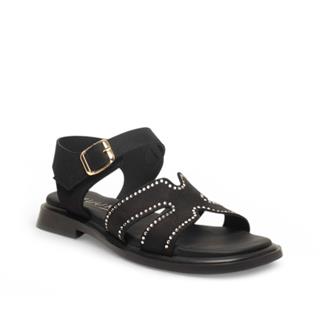 Diva Mod Zenne Sandalet 200 Yarma Süet Siyah