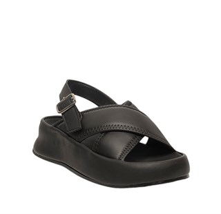 Diva Mod Zenne Sandalet 084 Cilt Siyah