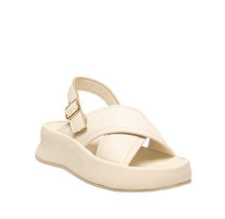 Diva Mod Zenne Sandalet 084 Cilt Ekru